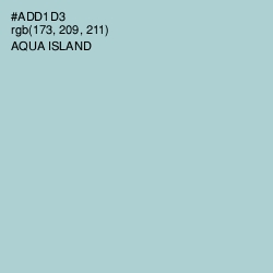 #ADD1D3 - Aqua Island Color Image